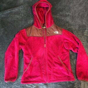 The North Face Zip-Up Fleece Hoodie Purple/Pink Women’s Size Medium